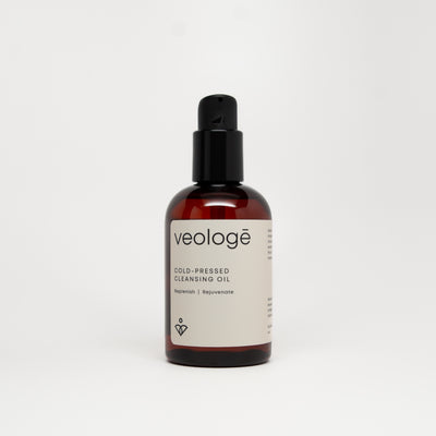 veologē Cold-Pressed Cleansing Oil, Sea Buckthorn and Tamanu nine-botanical oil cleanser for dry, sensitive, and mature skin